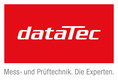 Logo von dataTec: Mess- und Prüftechnik. Die Experten.