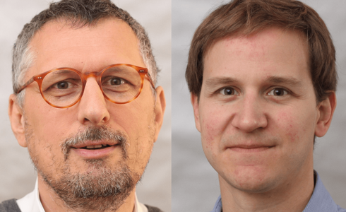 Zwei Männer, einer mit Brille, nebeneinander abgebildet.