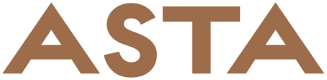 Logo der ASTA in einem einfachen, klaren Design.